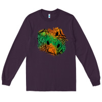 Plum halloween patch  2 Long Sleeve Tee - BundleAndBundleShop
