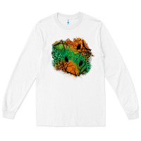 White halloween patch  2 Long Sleeve Tee - BundleAndBundleShop