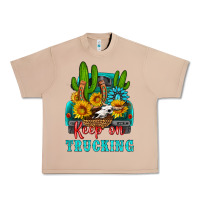 Burro keep on trucking with western truck Urban Heavy Tee - HRA Design Shop