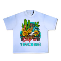 Grape Ice keep on trucking with western truck Urban Heavy Tee - HRA Design Shop
