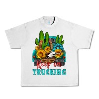 Lunar Rock keep on trucking with western truck Urban Heavy Tee - HRA Design Shop