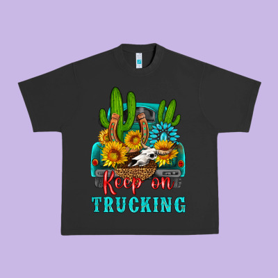 Keep On Trucking With Western Truck Urban Heavy Tee Designed By Hra Design Shop