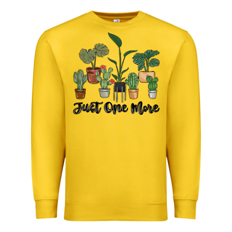 Just One More Plant Premium Sweatshirt by MaliasSmallBusiness | Teevron