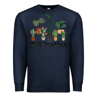 Navy just one more plant Premium Sweatshirt - MaliasSmallBusiness