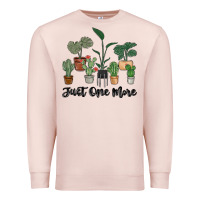 Pale Pink just one more plant Premium Sweatshirt - MaliasSmallBusiness