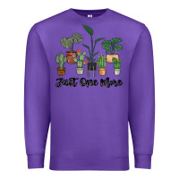 Purple just one more plant Premium Sweatshirt - MaliasSmallBusiness