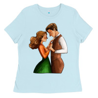 Baby Blue valentines day couple Ladies Tee - AdoDesignShop