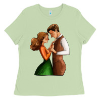 Matcha valentines day couple Ladies Tee - AdoDesignShop