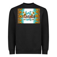 Best Teacher Ever Skinny Metal Can Holder Heavyweight Sweatshirt | Teevron