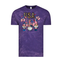 Cloud Purple usa america gnome Vintage Tee - CowhideDigitalArt