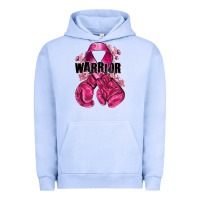 Pigment Grape Ice Warrior Breast Cancer with boxing gloves Urban Hoodie - NancyCooperArtShop