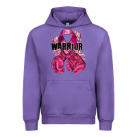 Tulip Warrior Breast Cancer with boxing gloves Urban Hoodie - NancyCooperArtShop