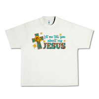 Pistachio let me tell you about my jesus Urban Heavy Tee - HRA Design Shop