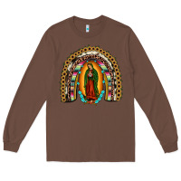 Chestnut our lady of guadalupe rainbow Long Sleeve Tee - JahusDesignShop