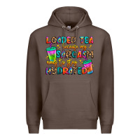 Coffee loaded tea because my sarcasm needs to stay hydrat Premium Hoodie - Artiststas