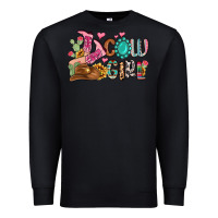 Black western cowgirl Premium Sweatshirt - MaliasSmallBusiness