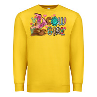 Lemon western cowgirl Premium Sweatshirt - MaliasSmallBusiness