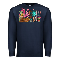 Navy western cowgirl Premium Sweatshirt - MaliasSmallBusiness