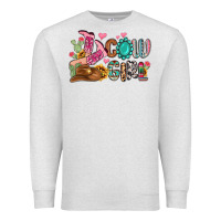 Oatmeal Heather western cowgirl Premium Sweatshirt - MaliasSmallBusiness
