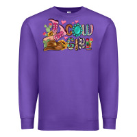 Purple western cowgirl Premium Sweatshirt - MaliasSmallBusiness