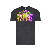 Vintage Black mardi gras tooth Vintage Tee - RacoonDesign