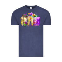 Vintage Denim mardi gras tooth Vintage Tee - RacoonDesign