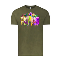 Vintage Olive mardi gras tooth Vintage Tee - RacoonDesign