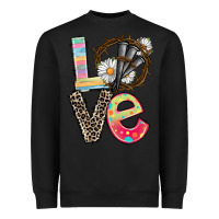 Black Love crown of thorns Easter Day Heavyweight Sweatshirt - CowGirlArtShop