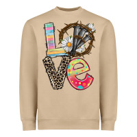 Mushroom Love crown of thorns Easter Day Heavyweight Sweatshirt - CowGirlArtShop