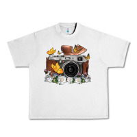 Lunar Rock floral butterfly film roll vintage camera Urban Heavy Tee - FaDigitalArtStudio
