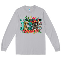 Moon Dust all my hope is in jesus Long Sleeve Tee - Jasminsmagicworld