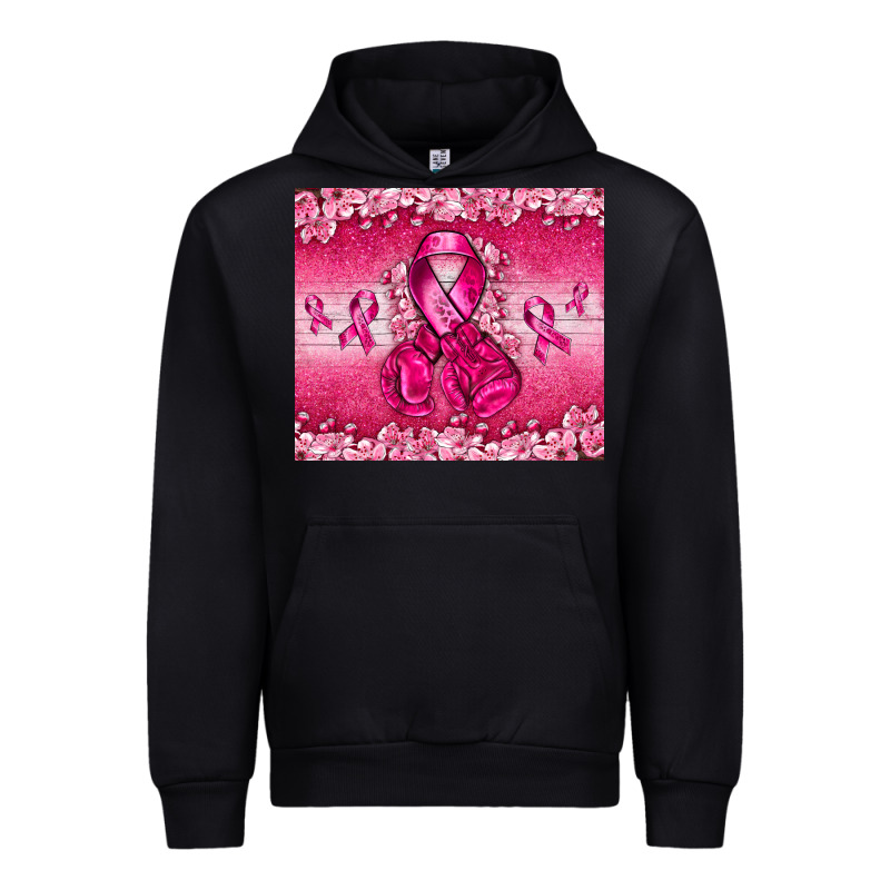 Breast Cancer With Boxing Gloves Urban Hoodie by NancyCooperArtShop | Teevron