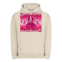 Pigment French Oak Breast Cancer with boxing gloves Urban Hoodie - NancyCooperArtShop