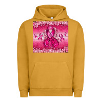 Pigment Peanut Butter Breast Cancer with boxing gloves Urban Hoodie - NancyCooperArtShop