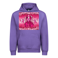 Tulip Breast Cancer with boxing gloves Urban Hoodie - NancyCooperArtShop