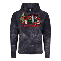 Cloud Black merry christmas gnome caravan Vintage Hoodie - JahusDesignShop