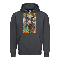 Smoke Western Navajo Churro Sheep Zipper Hoodie - LillyAllenDesigns