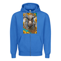 True Royal Western Navajo Churro Sheep Zipper Hoodie - LillyAllenDesigns