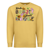 Antique Gold kinda boujee kinda broke Premium Sweatshirt - MaliasSmallBusiness