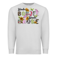 Dove Grey kinda boujee kinda broke Premium Sweatshirt - MaliasSmallBusiness