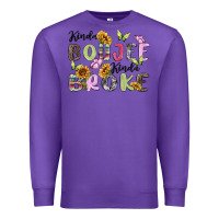 Purple kinda boujee kinda broke Premium Sweatshirt - MaliasSmallBusiness