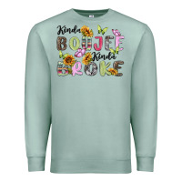 Seafoam kinda boujee kinda broke Premium Sweatshirt - MaliasSmallBusiness