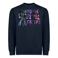 Navy people give me the creeps Heavyweight Sweatshirt - CowhideDigitalArt