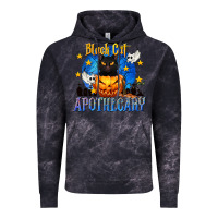 Cloud Black Black Cat Apothecary Vintage Hoodie - texasbilliewilder