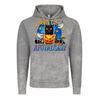 Cloud Rock Black Cat Apothecary Vintage Hoodie - texasbilliewilder