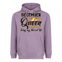 Lavender december queen faith and favor living my blessed l Heavyweight Hoodie - MaliasSmallBusiness