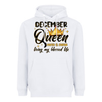 White december queen faith and favor living my blessed l Heavyweight Hoodie - MaliasSmallBusiness