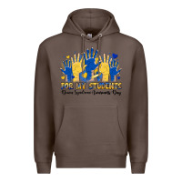 Coffee for my students down syndrome awareness day Premium Hoodie - Artiststas
