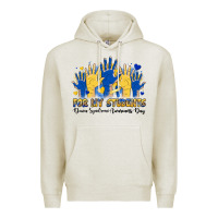 Oatmeal Heather for my students down syndrome awareness day Premium Hoodie - Artiststas