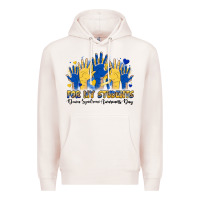 Pale Pink for my students down syndrome awareness day Premium Hoodie - Artiststas